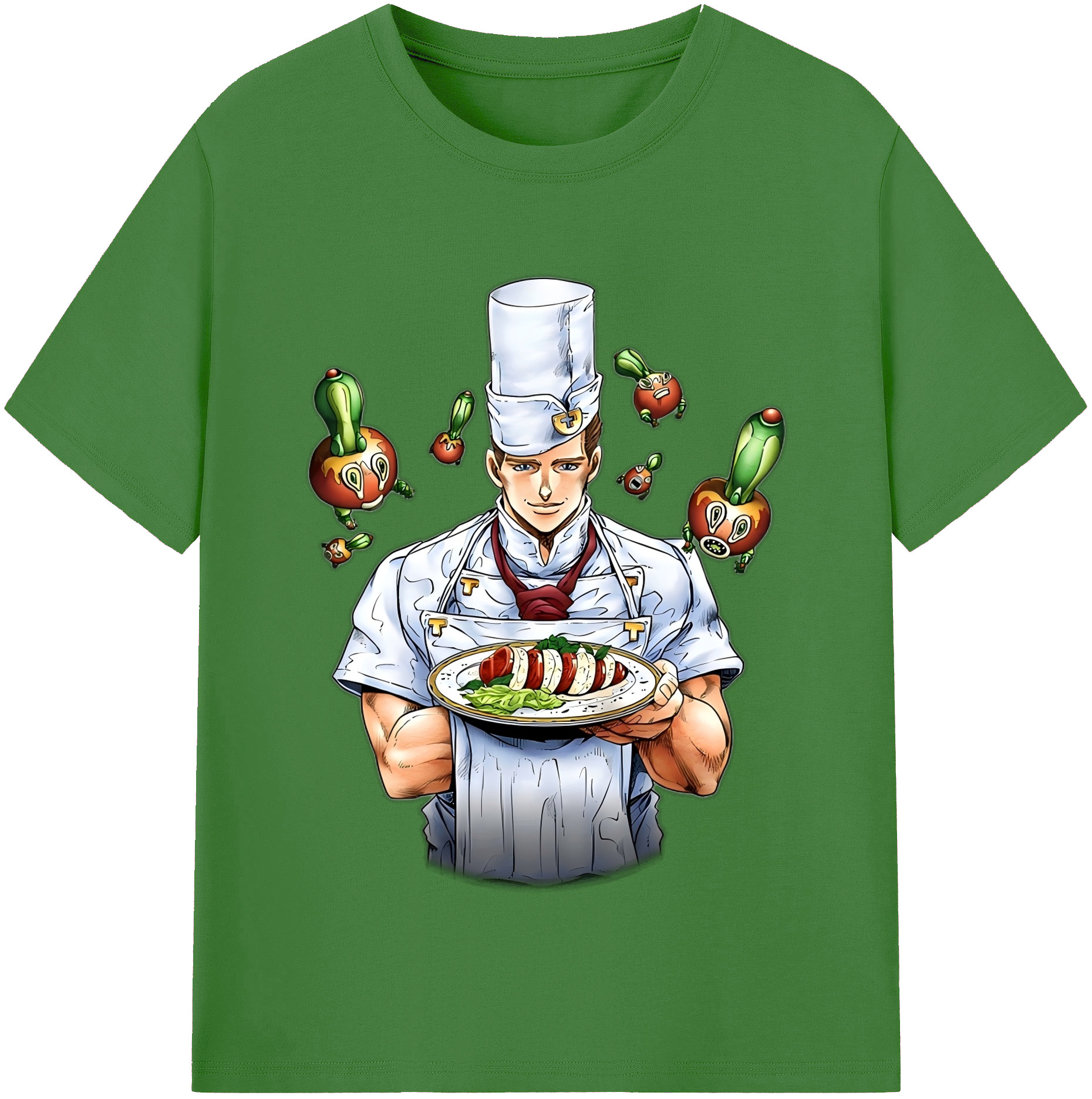 （画像用） ジョジョの奇妙な冒険 Tonio Trussardi JoJo's Bizarre Adventure トニオ?トラッサルディ レディースカジュアルプリントTシャツ（綿100％）